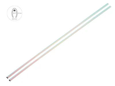 Produktbild von Türkantenstoßstangen, 65 cm, Regenbogen, 2 Stk