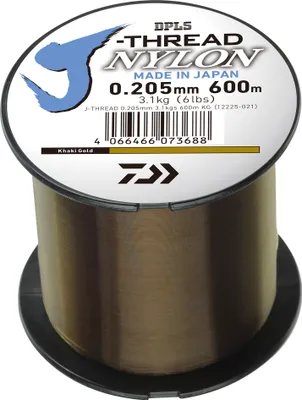 Image de DAIWA J-Threads DPLS, 600m, 0,21mm, 3.1kg / 6,83lbs, or, monofilament, 12225-021