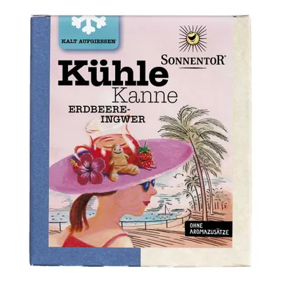 Immagine prodotto di Kühle Kanne - Fragola-Zenzero 16 piramidi di tè 44,8g