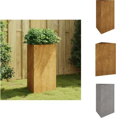 Immagine prodotto di vidaXL Fioriera 50x43x75 cm in acciaio corten - Vasi da fiori e fioriere