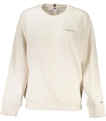 Produktbild von Damenpullover Beige: Nachhaltiges Langarm-Sweatshirt aus Baumwolle