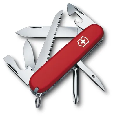 Produktbild von Victorinox Hiker, Multi-Tool-Messer, ABS Synthetik, Rot, 13 Werkzeug, 9,1 cm, 26 mm