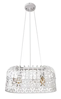 Immagine prodotto di Lampada a sospensione Alessandra bianca 2xE27x60W in metallo, dimensioni: 175x46x46 cm, IP20, Rabalux