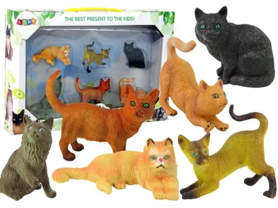 Immagine prodotto di Set di 6 figure Gatti domestici