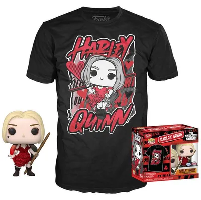 Productafbeelding van FUNKO POP! Harley Quinn XL - Vinyl figuur met T-shirt, DC Comics