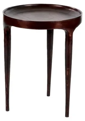 Image de Table d'appoint Pomax Trip, bronze, diamètre 40 cm, hauteur 50 cm