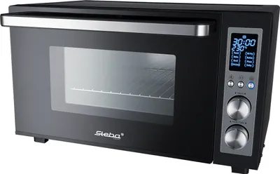 Produktbild von Digitaler Grillbackofen mit Digitaldisplay mit Sensor-Touch Bedienfeld, 9 Automatikprogramme, Doppel-Glastür, Drehspieß, Temperaturregler