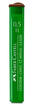 Obrázek produktu pro Grafitová tužka H, 0,5 mm (12 kusů), FABER CASTELL