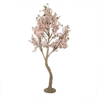 Imagen del producto de Clayre & Eef, adorno decorativo "Flor de cerezo", 250 cm, color rosa, material: plástico