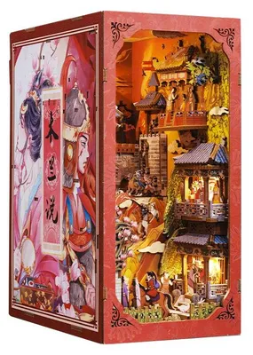 Cutebee, DIY Booknook, The Legend of Mulan, EK02B, 18x11x23cm