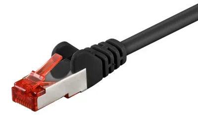 Productafbeelding van Goobay 92747 CAT 6 netwerkkabel, LAN-kabel voor Gigabit Ethernet, S-FTP, dubbel afgeschermd