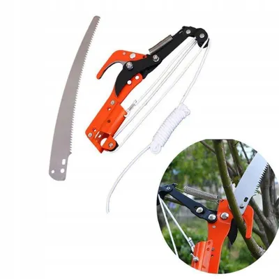 Produktbild von Gartenschere für hohe Äste, Gartenschere, Gartengeräte Teleskop Astsäge Höhen-Gartenschere Gartengeräte mit Seil Höhen-Gartenschere Astschere