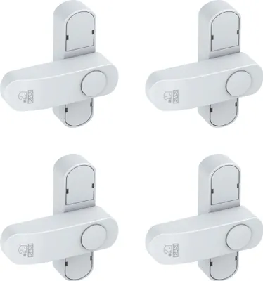 Produktbild von BASI - Fenster- und Fenstertürensicherung - SET - 4x FS 500 - Weiß - 4x1100-0050