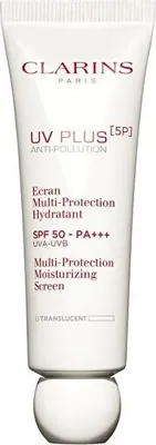 Produktbild von Clarins UV PLUS Anti-Pollution Translucent, Frauen, 50 ml, Gel, Universalhülle, Tag, Mango