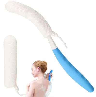 Immagine prodotto di Spazzola da doccia lunga e curva per scrub corpo