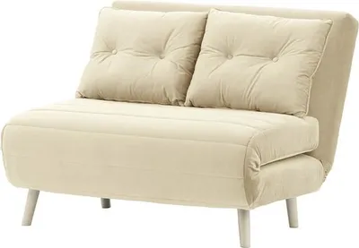 Image de Petit canapé convertible Flic - large de 103 cm-Velluto 2-white