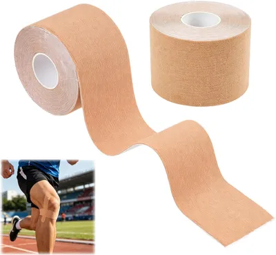 Productafbeelding van Kinesiology tape 5 cm x 5 m, lichtbruin, voor spieren