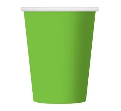 Obrázek produktu pro Párty papírové kelímky světle zelené - 250 ml - 6 ks