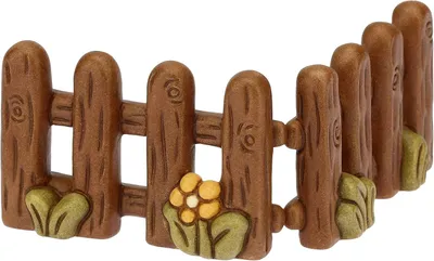 Productafbeelding van Omheiningen - Set van 2 - Klassieke kribbe - Keramiek - 8 x 1,5 x 5 cm - H ca