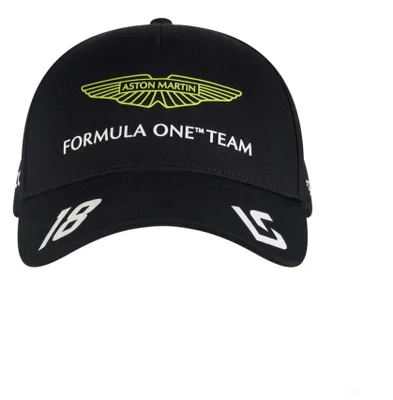 Produktbild von Lance Stroll Kappe, Aston Martin, team, Schwarz, 2023