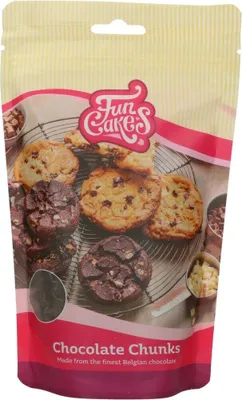 Produktbild von FunCakes Chocolate Chunks / backfeste Schokoladenstücke Dunkel 350g