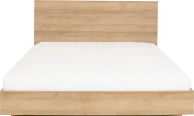 Produktbild von Furniture24 Bettgestelle Noma N08 Bett Mit Lattenrost 160 X 200 Cm Bettrahmen Riviera Eiche