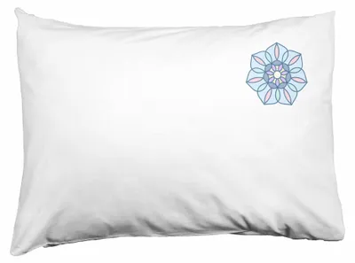 Kissenhülle 50 x 35 cm Weiß Polyester, rechteckig, mit Reißverschluss