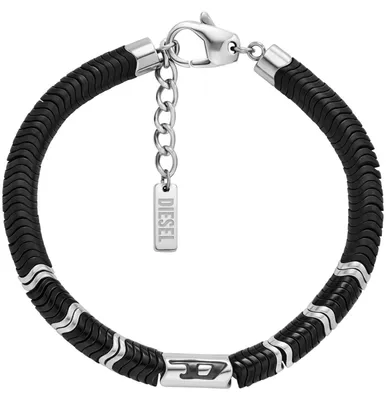 Immagine prodotto di Bracciali Diesel Collezione Argento Perline - uomo
