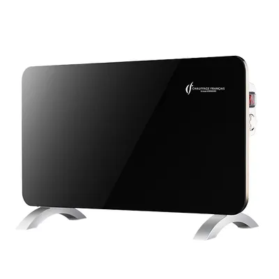 Produktbild von Mobiler Elektrischer Glasheizkörper Sorimo Sannover 1000 W Schwarz