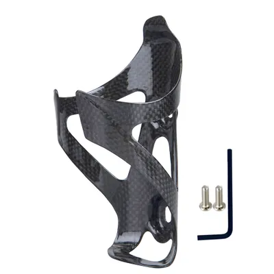Imagen del producto de Soporte para botella de agua para bicicleta de montaña y carretera, con fijación mediante tornillos, compatible con botellas de 72-74 mm