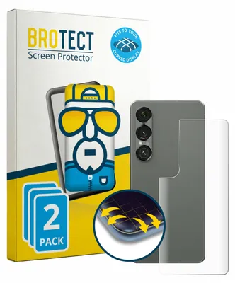 Produktbild von 2x BROTECT Fullscreen Schutzfolie für Sony Xperia 1 VII (Rückseite) Displayschutz Folie Fullcover Klar Transparent