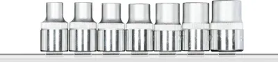 Produktbild von GEDORE red R61208007 Steckschlüssel-Satz 1/2" TX +Leiste 7-teilig, 3300028