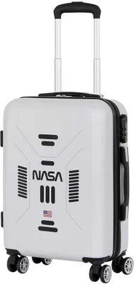 Productafbeelding van Karactermania NASA Ruimtevaartuig Handbagagekoffer, 4 wielen, Wit, Wit, One Size