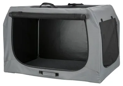 Produktbild von TRIXIE Hundebox Easy - grau - 95 × 63 × 69 cm