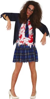 Obrázek produktu pro Scary dámský kostým Zombie studentka Halloween 2026