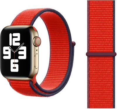 Produktbild von Original Apple Sport Loop Armband 38/40/41mm MG443ZM/A (Product) Red 3. Gen