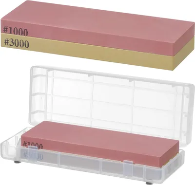 Zdjęcie produktu dla Japoński Kamień Do Ostrzenia Noży Naniwa Ziarnistość 1000/3000 - Hendi 820674