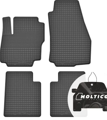 Produktbild von Gummimatten mit Rand Auto Fußmatten Gummi Automatten Passgenau 4-teilig Set - passend für Ford Mondeo MK4 2008-2015