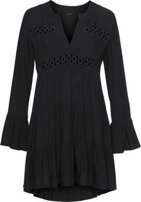 Produktbild von LASCANA Longbluse schwarz Größe 32/34