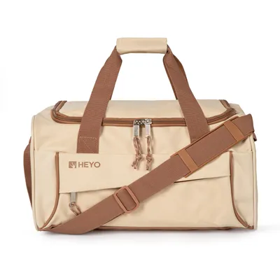 Produktbild von Sporttasche Reisetasche für Damen und Herren HEYO Handgepäck 40x30x20cm Leicht Beige