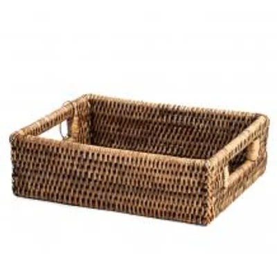 Immagine prodotto di H&H Cesto Rettangolare In Rattan Cm 21X16X7H