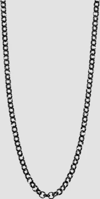 Produktbild von Akzent Erbskette, Edelstahl, schwarz, Stärke 3mm