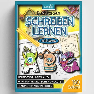 Produktbild von Buchstaben schreiben lernen ab 5 Jahren