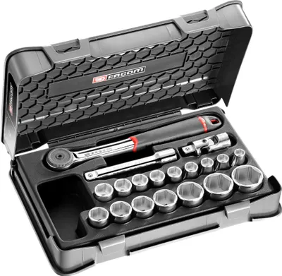 Image de Facom Steckschluessel-Set 1/2 S.161B 19tl PB