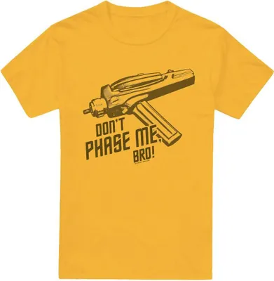 Image de Star Trek - "Don't Phase Me Bro" T-shirt pour homme TV13791 (XXL) (Or)