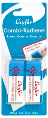 Obrázok produktu pre Läufer 69849 Läufer plastová guma PLAST COMBI, blister s 2 ks