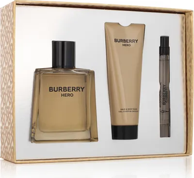 Produktbild von Burberry Hero EDT 100 ml + EDT MINI 10 ml + SG 75 ml (man)