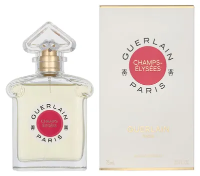 Produktbild von Guerlain Champs-Élysées, Frauen, 75 ml, Nicht nachfüllbare Flasche, Mimose, Rose, Schwarze Johannisbeere, Mimose, Mandel, Hibiskus, Vanille, Holz