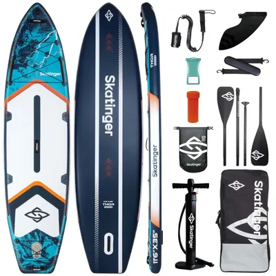 Image de SKATINGER Thor Bleu 350x89x15 cm (11'6'') planche de SUP de randonnée
