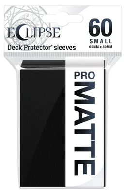 Produktbild von Ultra Pro Eclipse Matte Small Deck Protector Sleeves 60ct Jet Black